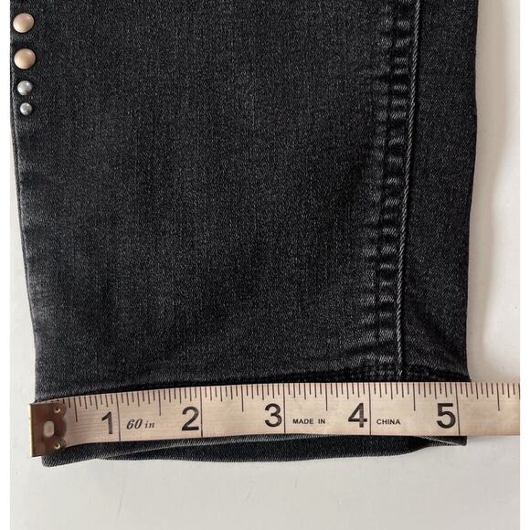 Dream Jeans By MAC Women’s Size 40/US 30 Black Skinny Extra Stretchy Studs Rock - Picture 11 of 11